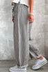 Southern Belle Striped Drawstring Loose Denim Pants