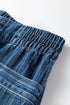 Southern Belle Striped Drawstring Pocketed Loose Jeans
