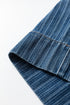 Southern Belle Striped Drawstring Pocketed Loose Jeans