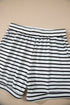 Southern Belle Striped Half Button Matching Short Set