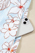 Southern Belle Tie Neck Three Quarter Sleeve Floral Dress
