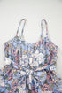 Southern Belle Tiered Patchwork A-Line Floral Dress