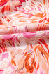 Southern Garden Floral Surplice Mini Dress