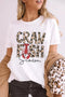 Southern Style Crawfish Season Graphic Print Jersey Tee