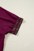Southern Style Leopard Trim V Neck Short Sleeve Blouse