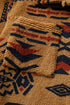 Southwestern Aztec Print Sherpa Fleece Shirt Jacket