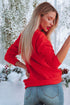 Sparkle Script Graphic Fleece Pullover Sweatshirt