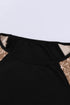 Sparkle Shoulder Detail Stretch Fabric Long Sleeve Top