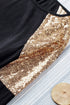 Sparkle Shoulder Detail Stretch Fabric Long Sleeve Top