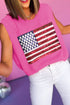 Sparkling American Flag Knitted Vest
