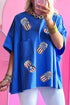 Sparkling Beverage Can Graphic Oversized Pocket Tee