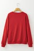 Sparkling Graphic Text Relaxed Fit Pullover Sweatshirt