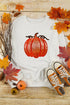 Sparkling Sequin Pumpkin Patch Graphic Festive Pullover Sweatshirt