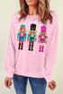 Sparkly Nutcracker Trio Crew Neck Pullover Sweatshirt