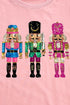 Sparkly Nutcracker Trio Crew Neck Pullover Sweatshirt