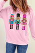 Sparkly Nutcracker Trio Crew Neck Pullover Sweatshirt