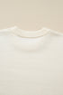 Sparkly Sequin Bow Graphic Pullover Knit Sweater