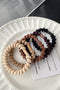 Spiral Coil High Elastic Rubber Hair Tie Set