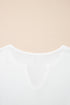 Spiral Ribbed Raw Seam Patchwork Pullover Long Sleeve Top
