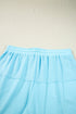 Spliced Raw Hem Pullover Shorts Plus Size Loungewear