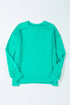 Splicing Round Neck Pullover Sweatshirt