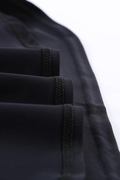 Splicing Scoop Neck Tankini Swimsuit