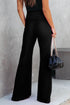 Split Hem High Waist Pants