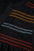 Split Neck Embroidered Detail Sleeveless Jersey Tank