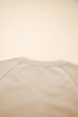 Split Neck Raglan Sleeve Relaxed Fit Pullover Sweatshirt