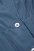Split Neck Ruffle Sleeve Button Front Blouse