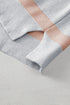 Split Pattern Oversized Crew Neck Pullover Sweatshirt