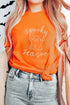 Spooky Ghost Embroidered Sequin Graphic T Shirt