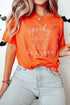 Spooky Ghost Embroidered Sequin Graphic T Shirt