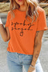 Spooky Ghost Graphic Short Sleeve T Shirt