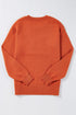 Spooky Season Script Graphic Knit Pullover Sweater