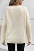 Spooky Season Script Graphic Knit Pullover Sweater