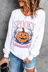 Spooky Social Club Graphic Print Crewneck Sweatshirt