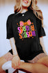 Spooky Text And Bow Graphic Short Sleeve Tee