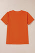 Spooky Vibes Ghost Graphic Short Sleeve Jersey Tee Shirt