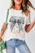 Spooky Witch Graphic Print Short Sleeve Tee Shirt