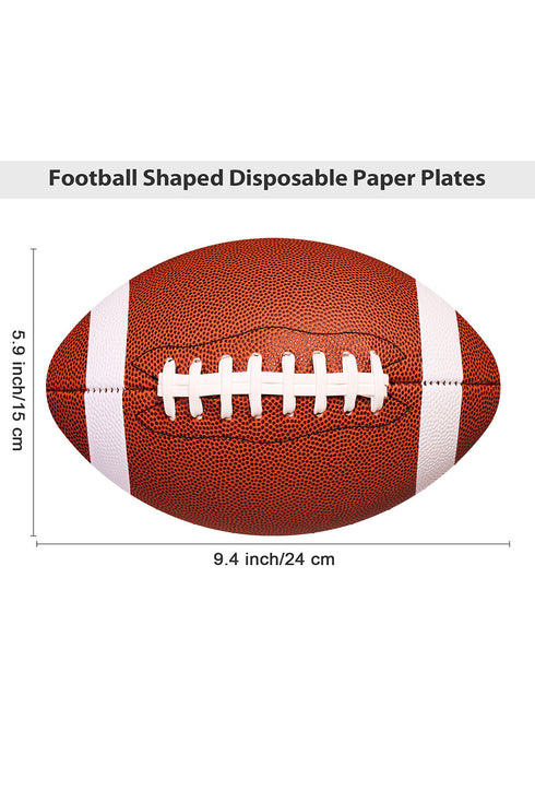 Sports Ball Shaped Disposable Paper Serving Plates