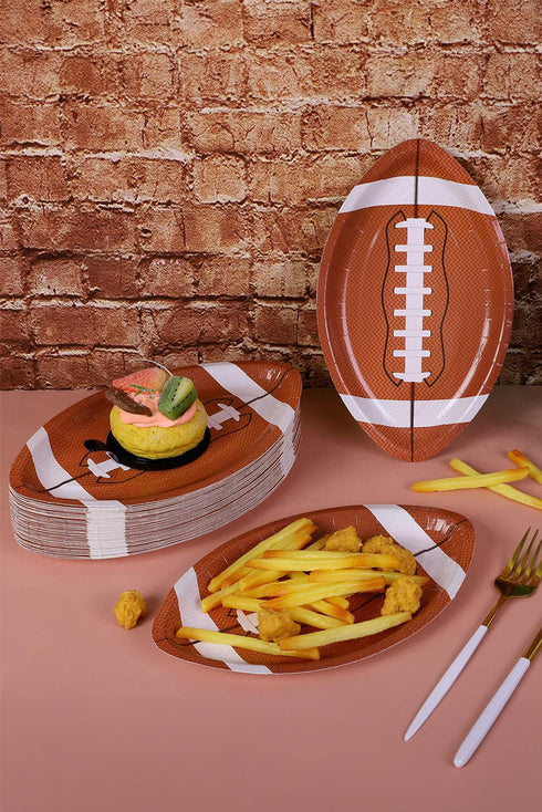Sports Ball Shaped Disposable Paper Serving Plates