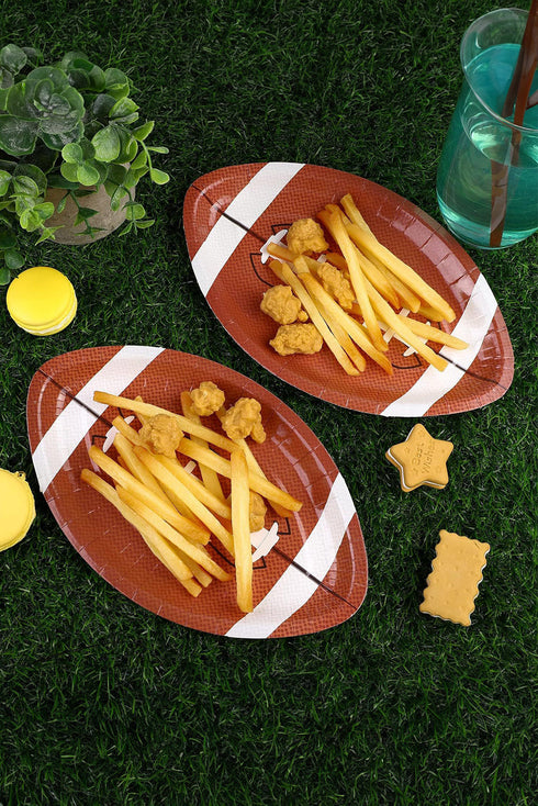 Sports Ball Shaped Disposable Paper Serving Plates