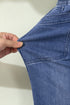 Sporty Denim Ankle Length Jeans Pocket Detail Jeans
