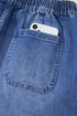 Sporty Denim Ankle Length Jeans Pocket Detail Jeans