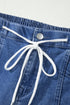 Sporty Denim Ankle Length Jeans Pocket Detail Jeans