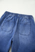 Sporty Denim Ankle Length Jeans Pocket Detail Jeans