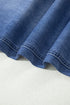Sporty Denim Ankle Length Jeans Pocket Detail Jeans