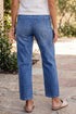 Sporty Denim Ankle Length Jeans Pocket Detail Jeans