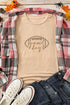 Sporty Embroidered Letter Graphic Short Sleeve Knit T Shirt
